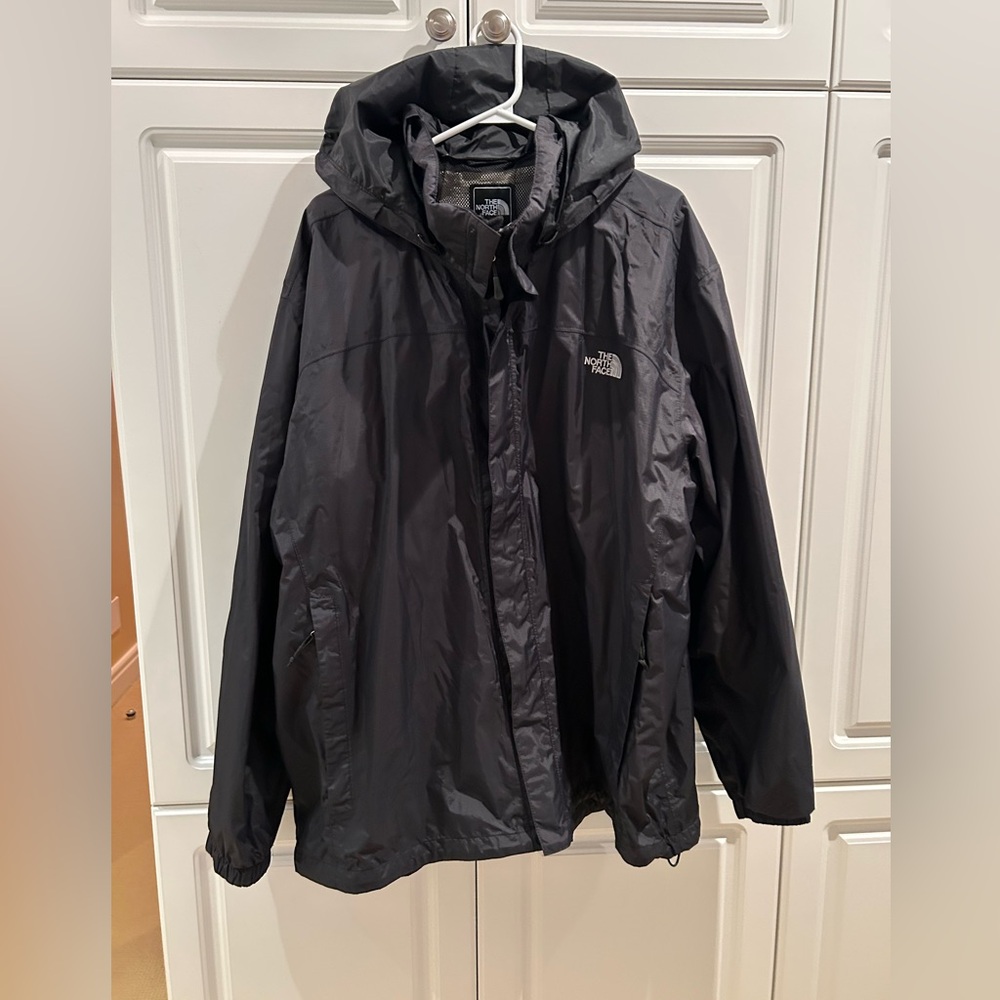 The North Face Mens Rain Jacket With Hood Size XXL